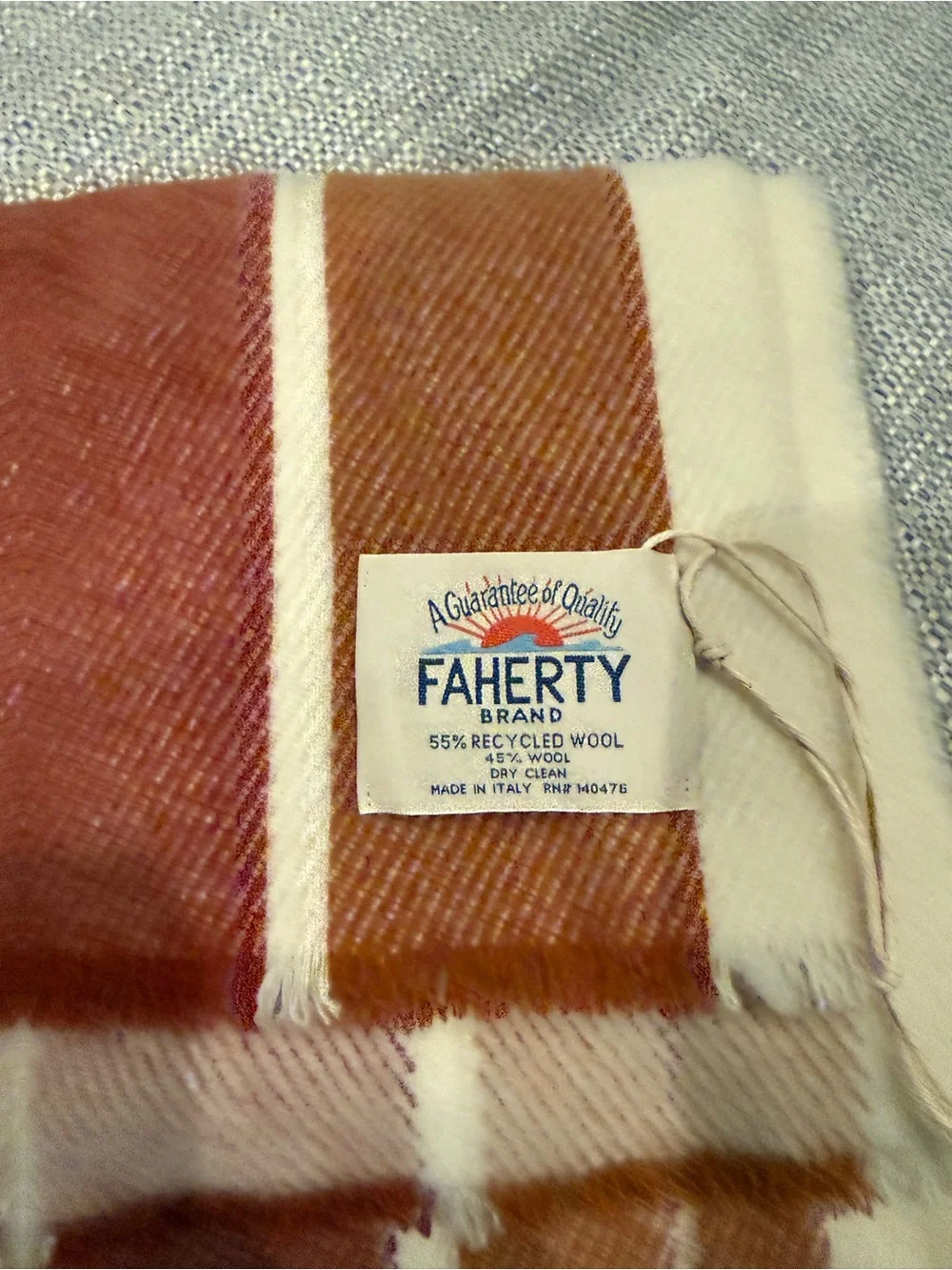 Faherty Sun and Wave Scarf - Picture 2 of 8